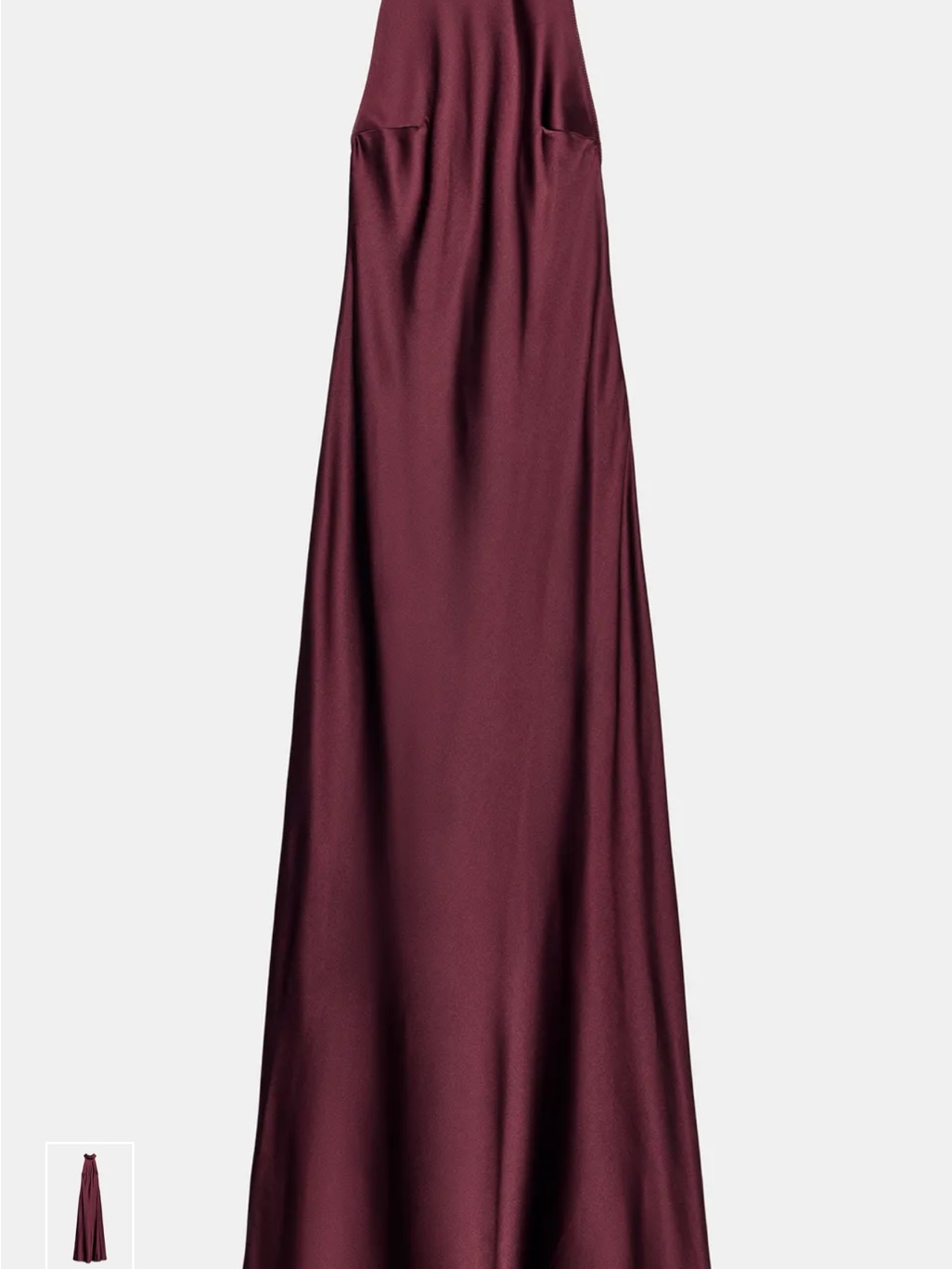 Sleek Burgundy Maxi Dress - The Long Dress In Burgundy Zara